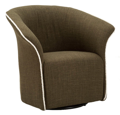 Drehsessel Siena Grün 83,5x66x80 cm Elegant