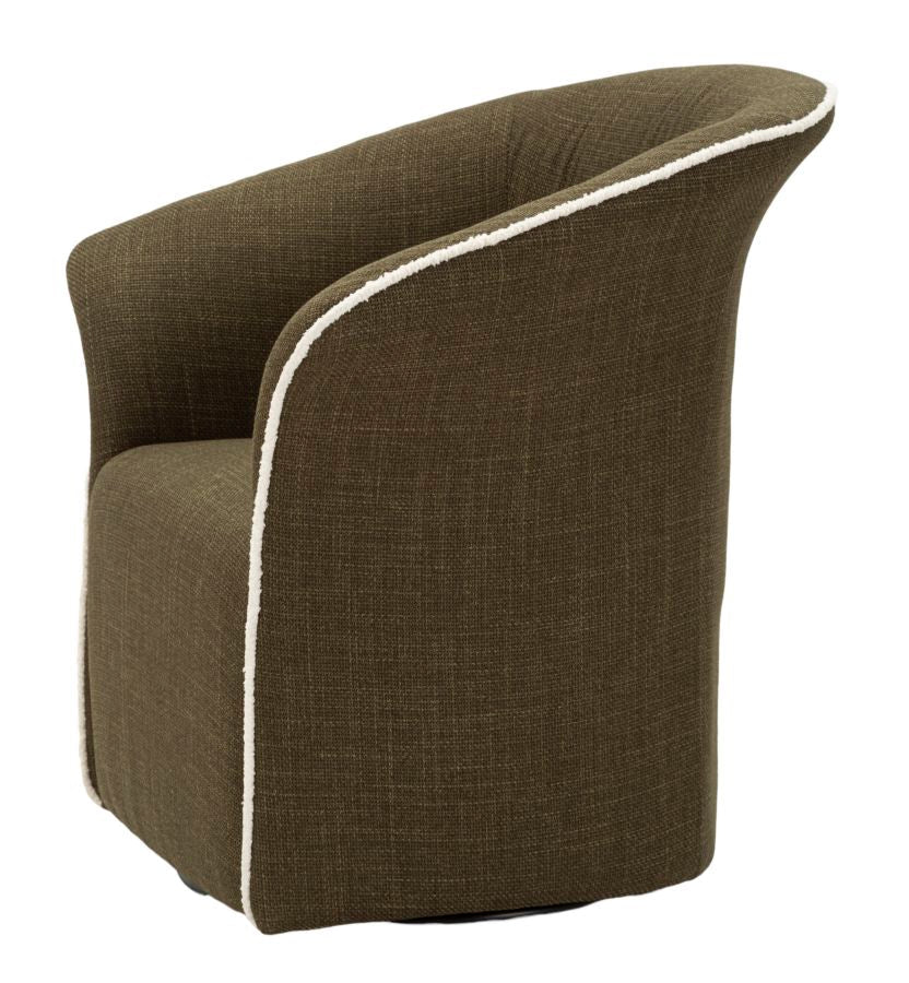 Drehsessel Siena Grün 83,5x66x80 cm Elegant