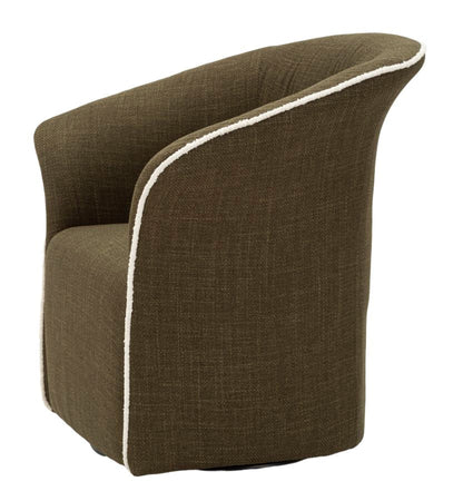 Drehsessel Siena Grün 83,5x66x80 cm Elegant