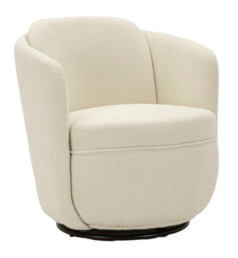 Drehbarer Sessel Torino Creme 70X72X75 Sitzhöhe 44,5