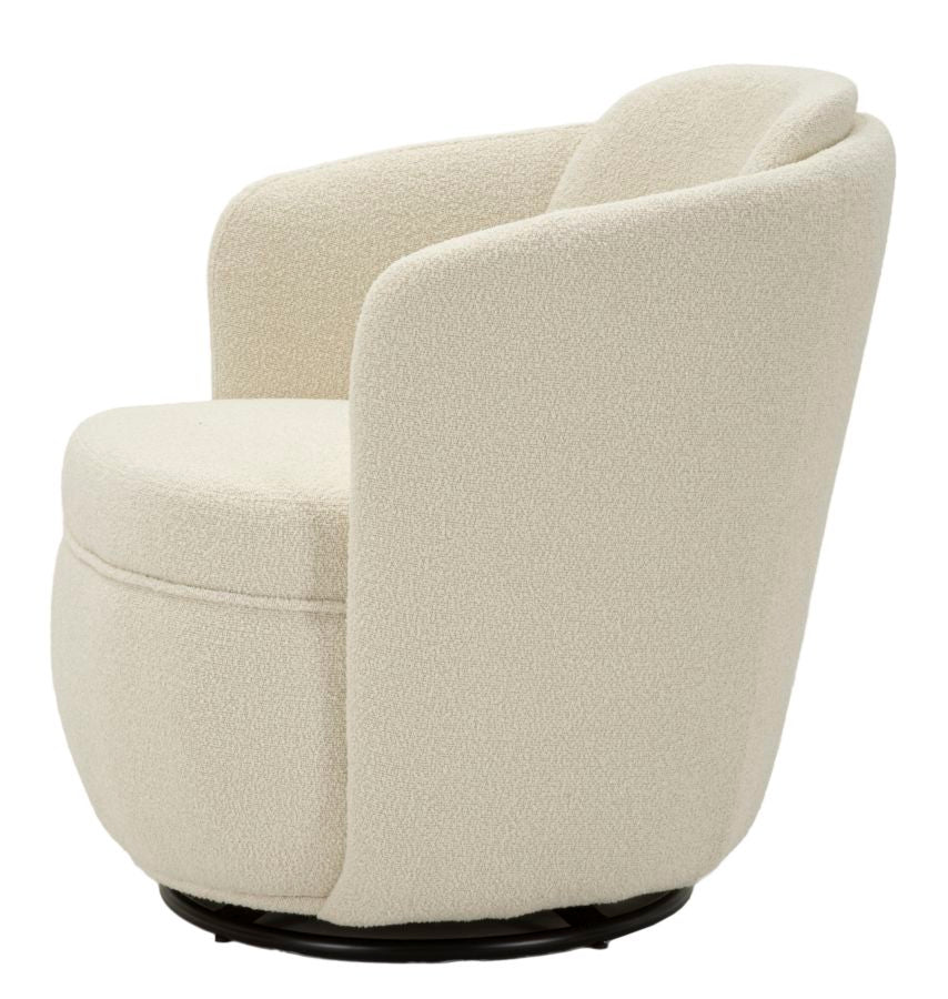 Drehbarer Sessel Torino Creme 70X72X75 Sitzhöhe 44,5