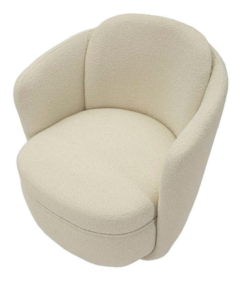 Drehbarer Sessel Torino Creme 70X72X75 Sitzhöhe 44,5