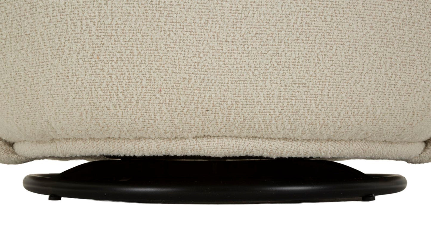 Drehbarer Sessel Torino Creme 70X72X75 Sitzhöhe 44,5