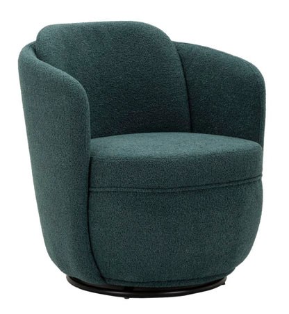 Poltrona Girevole Torino Ottanio 70X72X75 Alta 44,5 cm