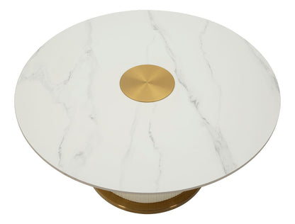 Tavolino Da Caffe' Nova Cm Ø 80X39,5 Elegante E Moderno