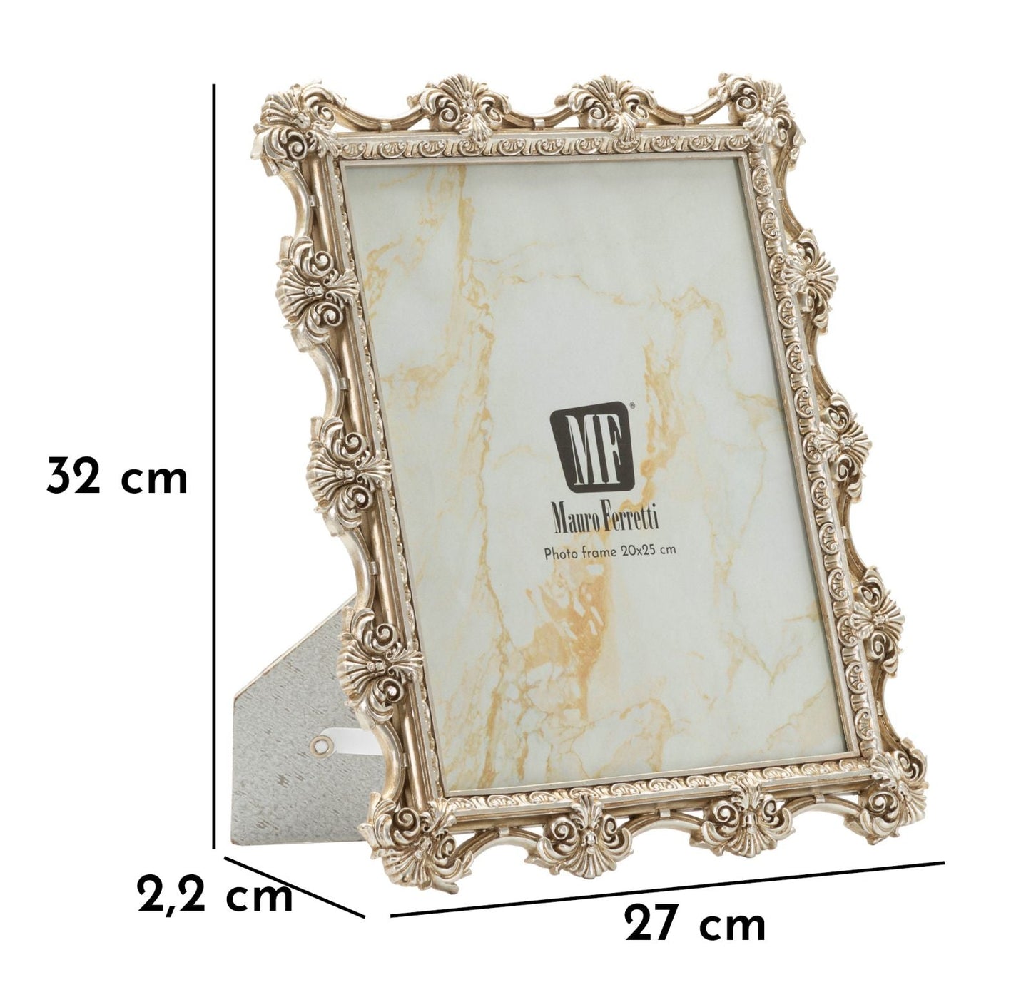 Cornice Florence CM 27X2,2X32 Elegante Stile Barocco