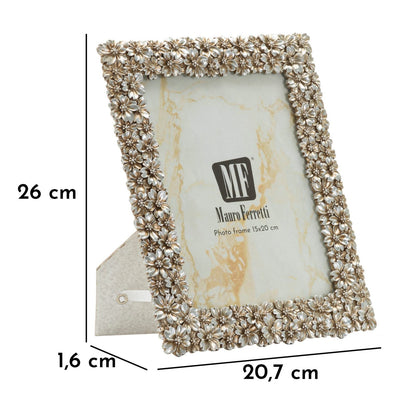 Cornice Flowy Cm 20,7X1,6X26 Misura Interna Cm 15X20 Decorativa