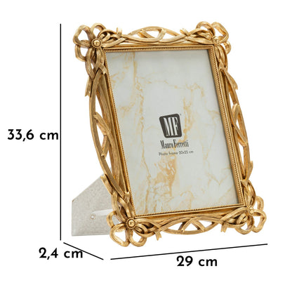 Rahmen Knoten 29x2,4x33,6 cm, Innenmaß 20x25 cm, elegant