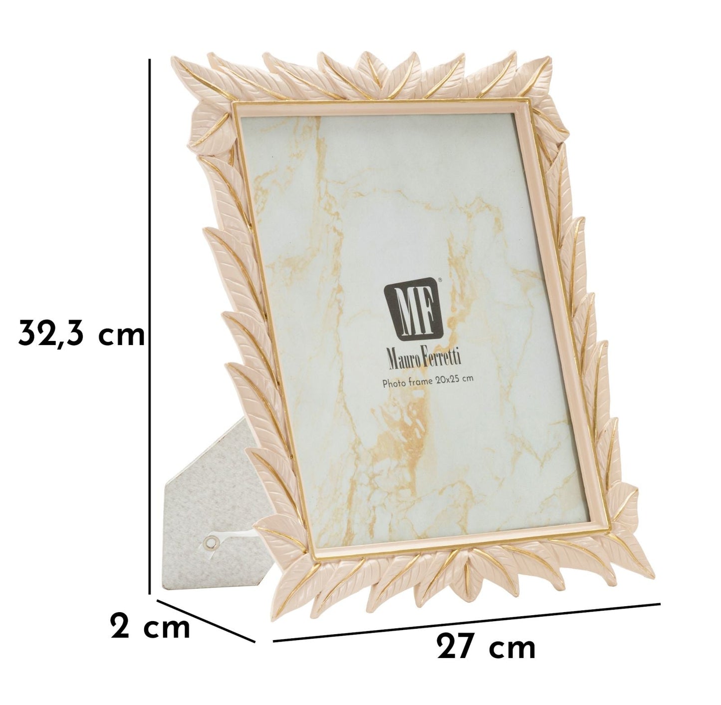 Rahmen Leaffy 27x2x32,3 cm mit Innenmaß 20x25 cm