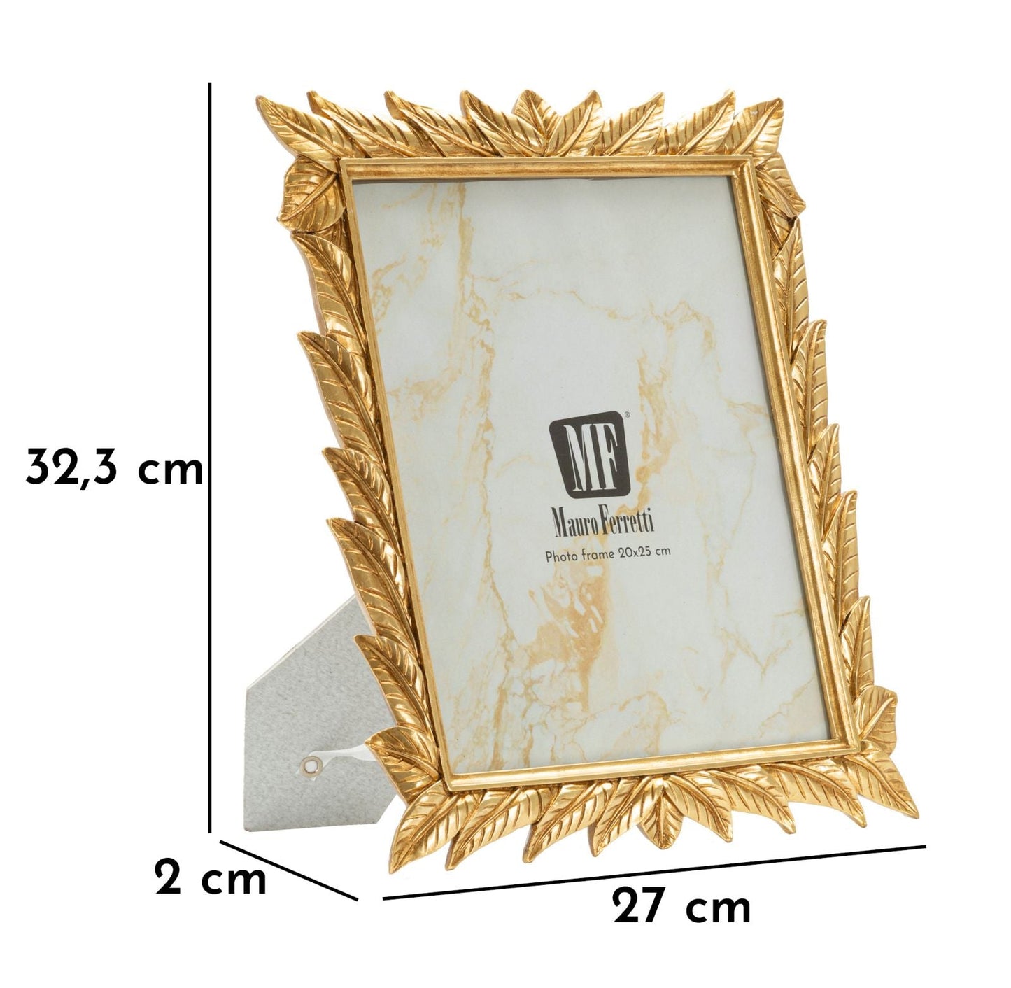 Cornice Laurel Cm 27X2X32,3 Misura Interna Cm 20X25 Elegante