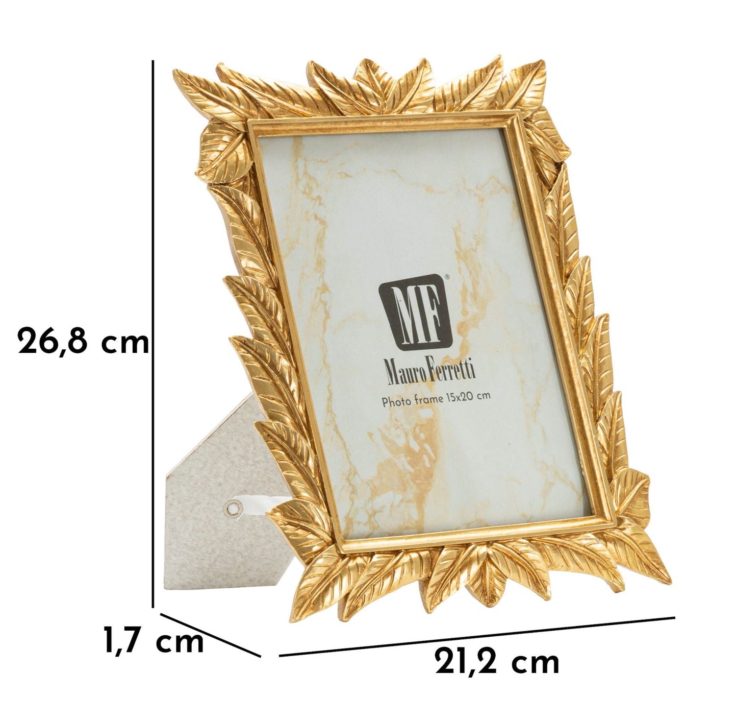 Bilderrahmen Laurel 21,2X1,7X26,8 cm, Innenmaß 15X20 cm, Elegant
