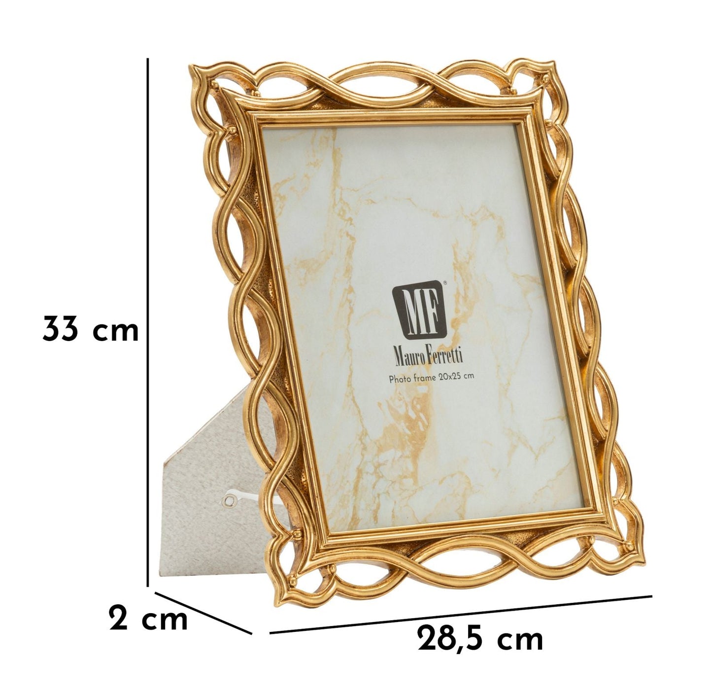 Cornice Wave Cm 28,5X2X33 Misura Interna Cm 20X25 Elegante