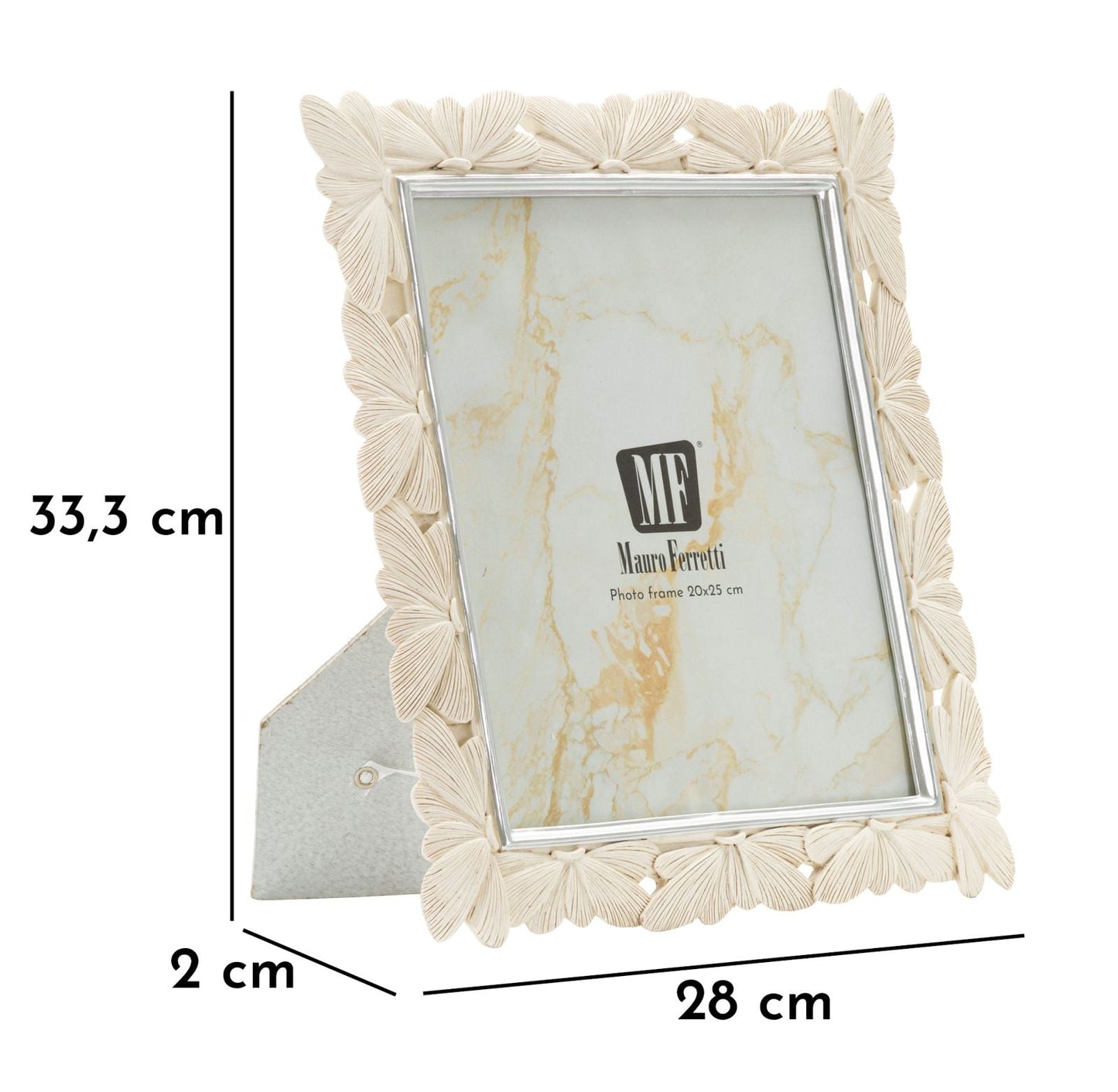 Cornice Butterfly Cm 28X2X33,3 Con Misura Interna Cm 20X25