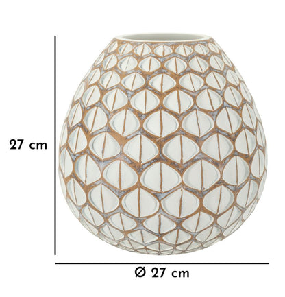 Blumentopf Harz Tibet Ø 27x27 cm Elegantes modernes Design