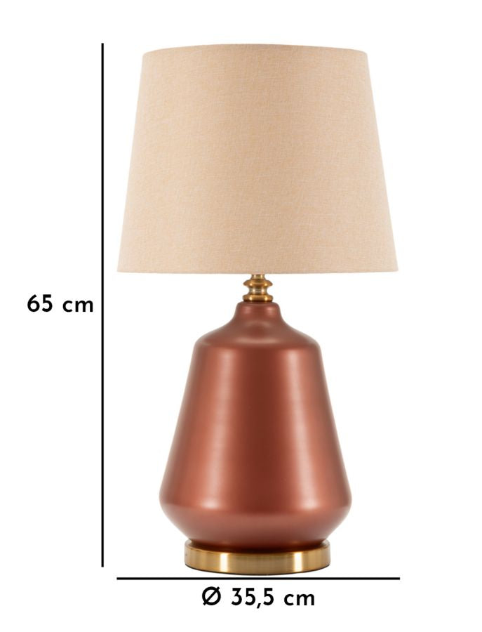 Lampada Da Tavolo Rosenthal -C- Cm Ø 35,5X65 Elegante