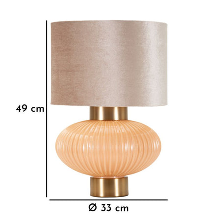 Tischleuchte Perly -B- Ø 33X49 cm Elegantes Design