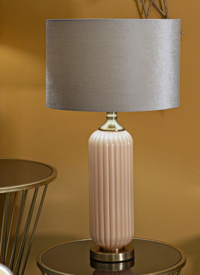 Lampada Da Tavolo Perly -C- Cm Ø 35,5X64 Elegante Design