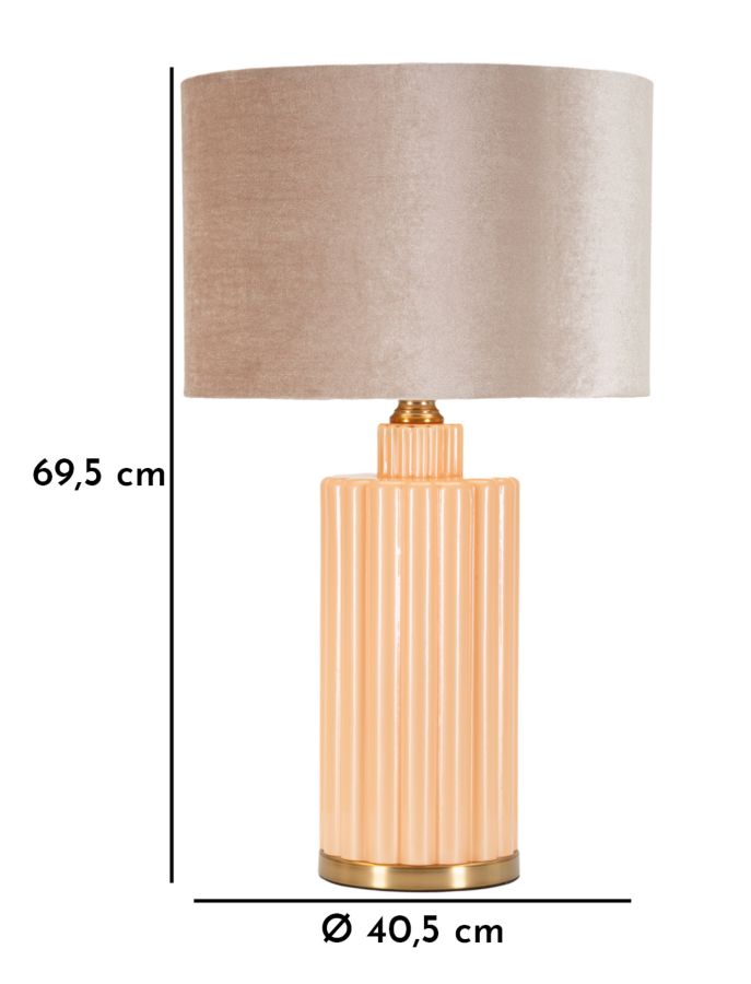 Tischlampe Perly -D- CM Ø 40,5X69,5 Elegantes Design