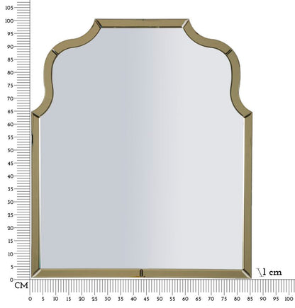 Wandspiegel Ankara Gold Größe 78x93 Elegant