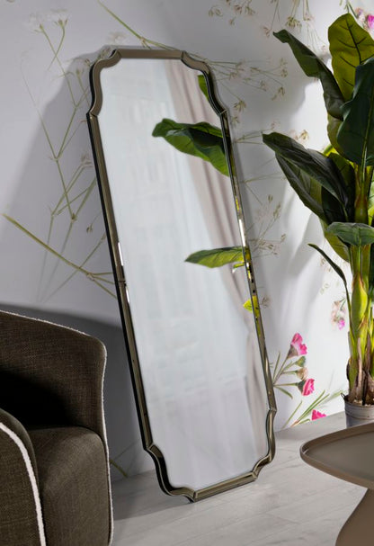 Specchio Da Muro Istanbul Oro Cm 60X2X150 Elegante Design