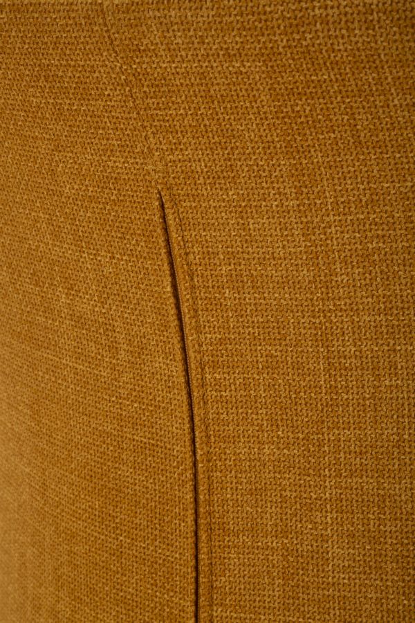 Poltrona Girevole Siena Senape 83,5X66X80 Alta 42 cm