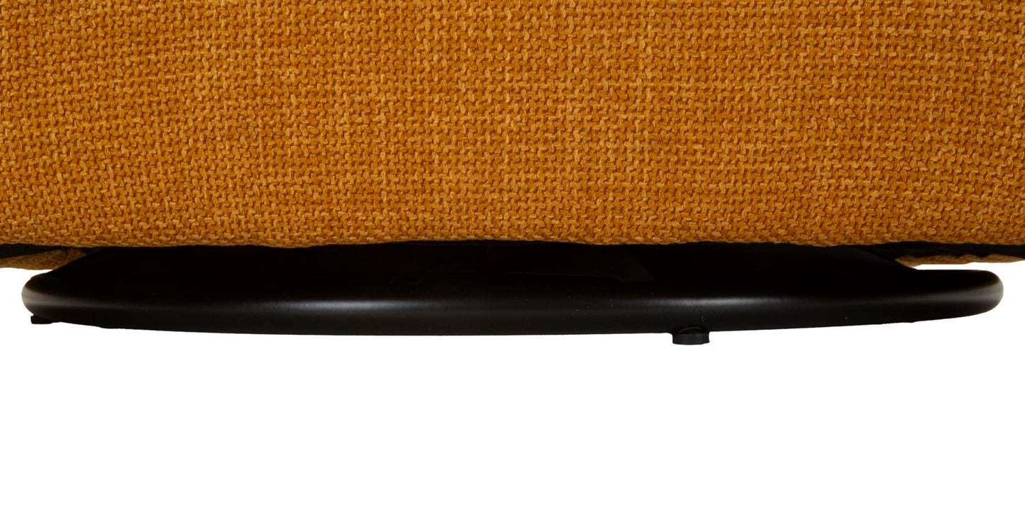 Poltrona Girevole Siena Senape 83,5X66X80 Alta 42 cm