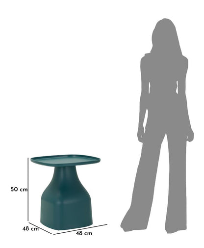 Tavolinetto Gea Blu Cm 48X48X50 Design Moderno Elegante