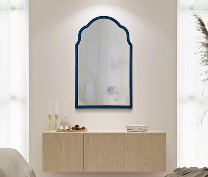 Specchio Da Muro Tangersi Blu Cm 62X1X100 Elegante