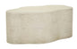 Cloud Coffee Table 92.5 X 54.8 X 40 Cm In Carved Stone With Fluid Lines For Modern Living Room