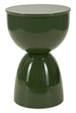 Yao Green Metal Side Table Diameter 31 Cm Height 46 Cm Modern Elegant Design For Living Room