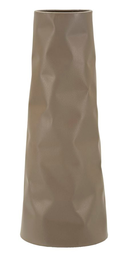 Eisen-Blumenvase Nürnberg, 50 cm hoch, Öffnung 11,5x8 cm, industrieller, materieller Stil für das moderne Wohnzimmer