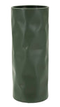Nuremberg Compact Iron Vase 12x12x30 Cm With 11 Cm Opening Decorative For Urban Chic Consoles And Coffee Tables