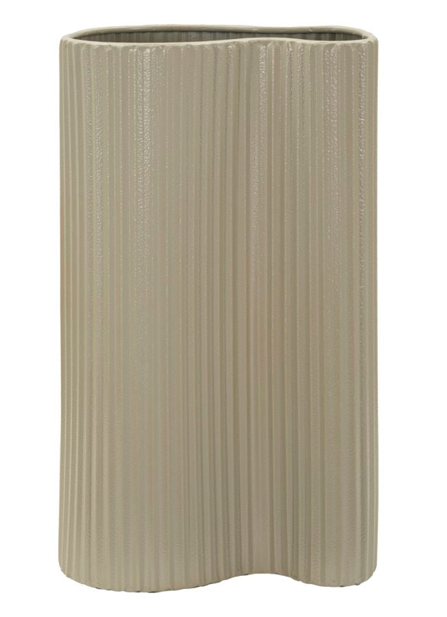 Vaso Frankfurt In Ferro Opaco 21 x 12 x 36 Cm Design Industriale Minimal Arredo Elegante