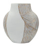 Polyresin Vase Ho Chi Minh 35x13.5x37.5 Cm Opening 16x6 For Modern Interiors