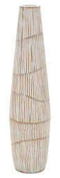 Hanoi Tall, Slender Polyresin Vase with 17 cm Diameter, 68.5 cm Height, and 6 cm Opening