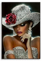 Painted print on lacquered canvas orleans cm 102 x 4.5 x 152 fir wood, canvas
