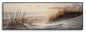 Printed picture on lacquered canvas beach w/frame cm fir wood, canvas and plas