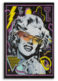 Print c/led on canvas Marilyn cm 60 x 3.5 x 90 (3D acrylic application) approx