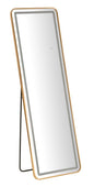 Rectangular LED Floor Mirror 50x38x160 cm with LED Lighting and Three Color Temperatures