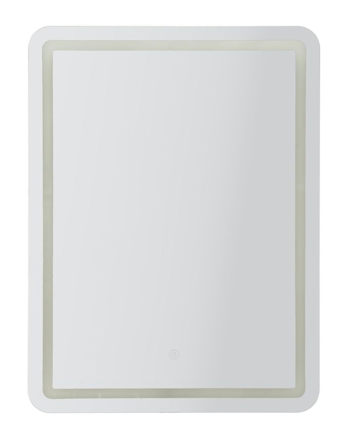 Specchio Da Muro LED Simple Rettangolare Con Luce A Tre Temperature CM 60 X 3,5 X 80 Per Riflessi Impeccabili