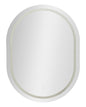 Specchio Da Muro Led Ovale 60x80 Cm Con Luce Perimetrale E Tre Temperature Di Colore