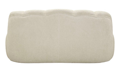 Ball Sofa Weiß Aus Sperrholz Mit Schwamm Und Polyester 145x80x69 Cm Skulpturales Glamour-Design