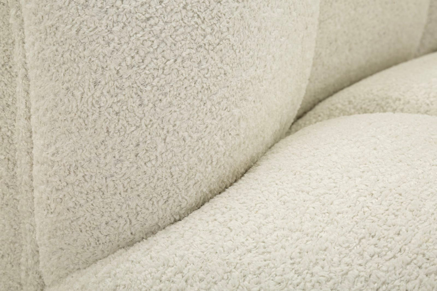 Ball Sofa Weiß Aus Sperrholz Mit Schwamm Und Polyester 145x80x69 Cm Skulpturales Glamour-Design