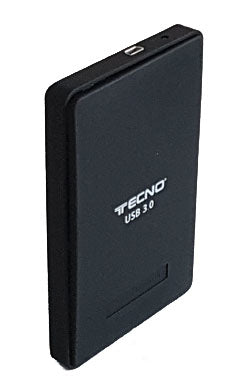 Tecno Externe HDD/SSD 2,5" USB3.0 Gummi-Ummantelung Schwarz Retail Tc-302