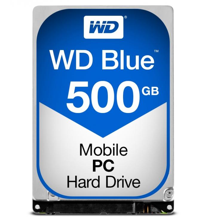 Wd Blue Hdd Int 2.5" 500Gb Sata3 16Mb 5400Rpm Wd5000Lpcx Interne Festplatte