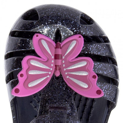 Crocs sandalo bambina Isabel Novelty Sandal relaxed fit 204529 410 nero
