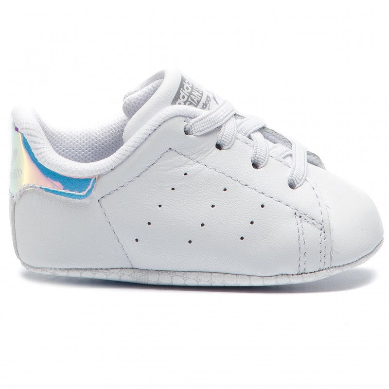 Adidas Originals scarpe da culla Stan Smith Crib CG6543 bianco argento