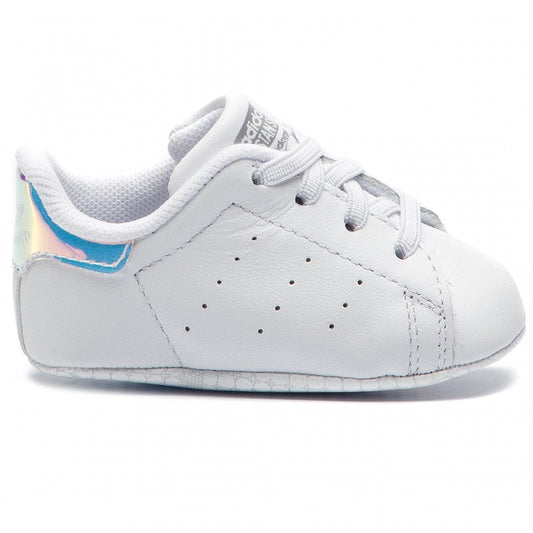 Adidas Originals scarpe da culla Stan Smith Crib CG6543 bianco argento