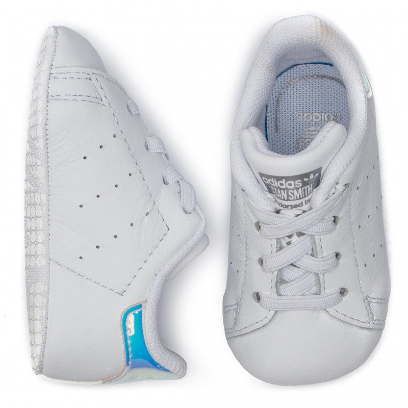 Adidas Originals scarpe da culla Stan Smith Crib CG6543 bianco argento