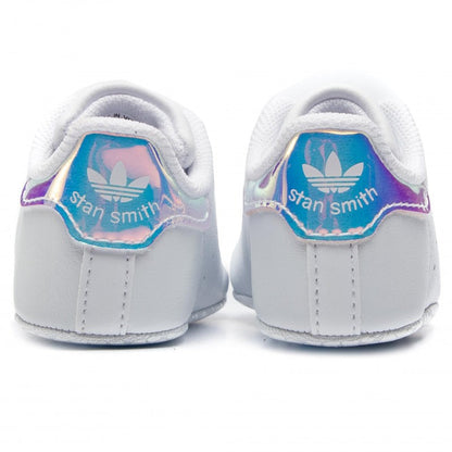 Adidas Originals scarpe da culla Stan Smith Crib CG6543 bianco argento